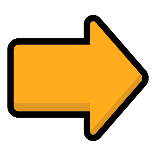 an orange right arrow